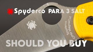 Spyderco Para 3 Lightweight Review | Salt Magnacut Version