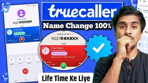 Truecaller Name Change Kaise Kare | How to Change Truecaller Name 2025 | Hindi