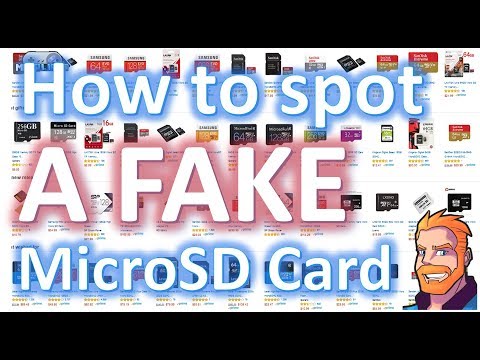 How to test a MicroSD card to see if it is fake or real