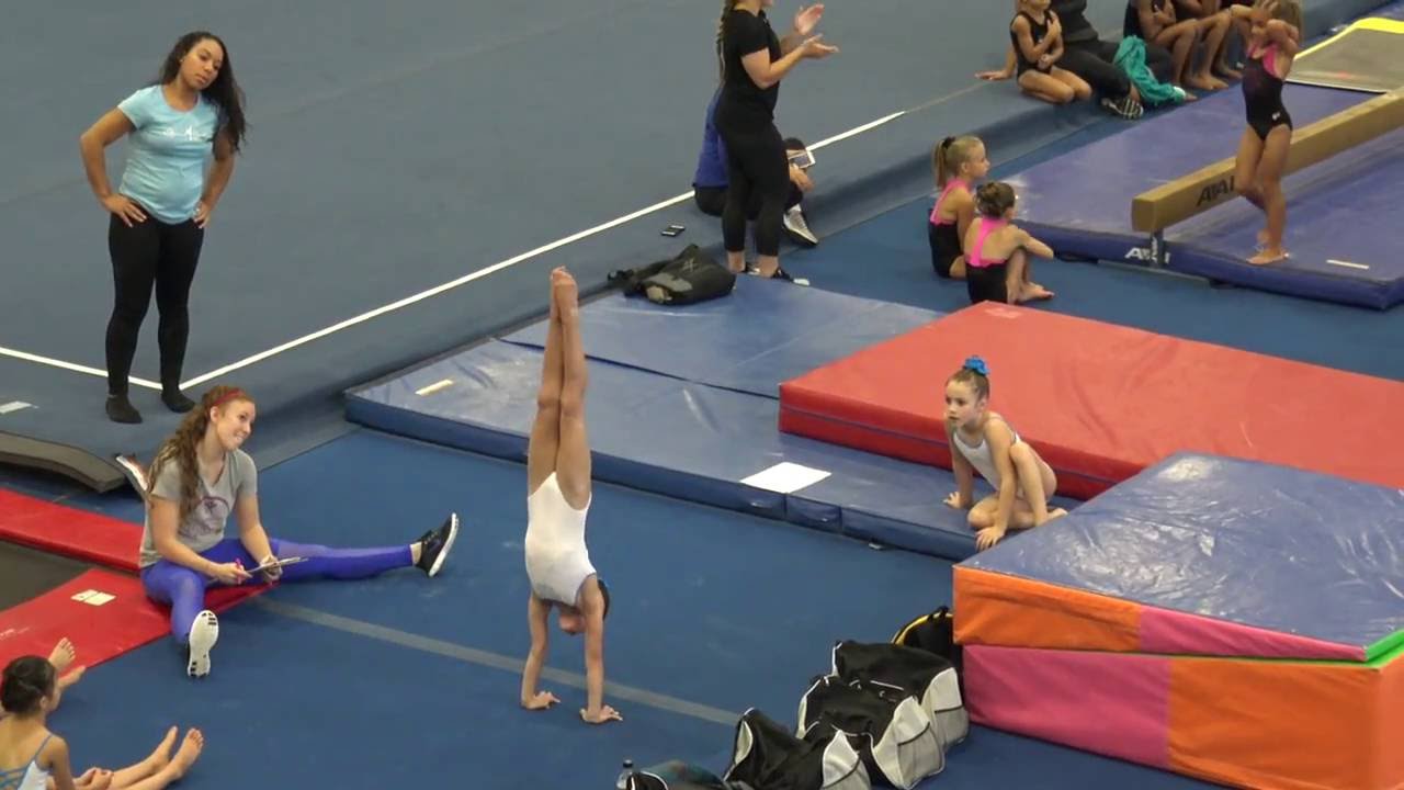 2016 TOPS Testing Gymnastics | 10 Year Old Testing |  TOPS Gymnast Grace Lim 9 Years Old