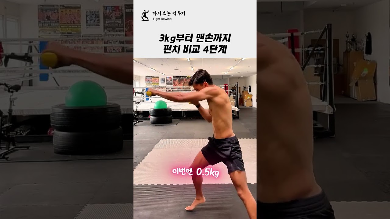 빠른 펀치를 수련하는 방법!!ㄷㄷ #격투기 #복싱