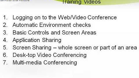 Web Video Training - Introduction - Video #2 of #7