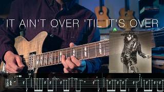 IT AIN'T OVER 'TIL IT'S OVER Guitar Solo | Lenny Kravitz | TAB Lesson