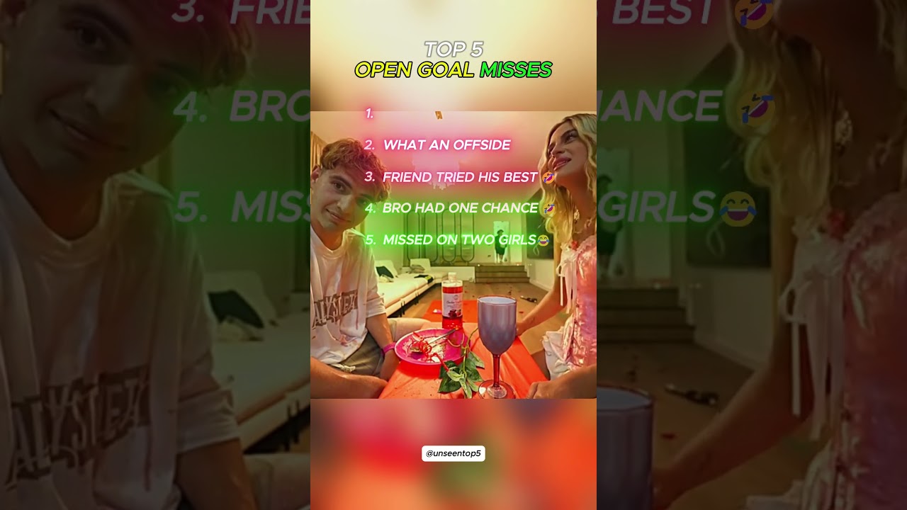 Top 5 Open Goal Misses 😂 ( Part 2 )  