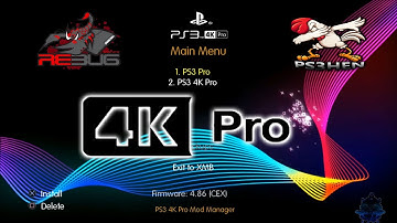 PS3 4K Pro v5.1 Latest Version [CFW - PS3HEN] 2020