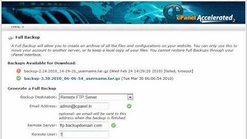 WordPressTutorials.TV - cPanel Backup - WordPress Tutorial