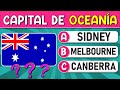 Adivina la &quot;CAPITAL DE OCEANÍA&quot;🌎 🧐🧠| ¿Cuántas CAPITALES OCEÁNICAS Reconoces? | Reto Geografía