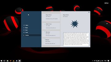 Java Programming - Netbeans Metro UI Design - Material UI Design - Inbox Example