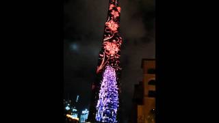 Burj khalifa, video mapping (projekce)Burj khalify