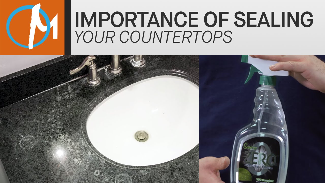 The Importance Of Sealing Your Countertops Marble Com You - How To Seal Marble Bathroom Vanity