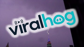 Lightning Strikes Empire State Building || ViralHog