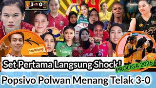 Tanpa Ampun❗ Medan Falcons Tak Berkutik Dilibas Popsivo Polwan, Proliga 2026 Panas🔥