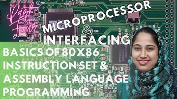 PART 4::BASICS OF 80X86 INSTRUCTION SET and ASSEMBLY LANGUAGE PROGRAMMING : : DR SHAZIA HASAN