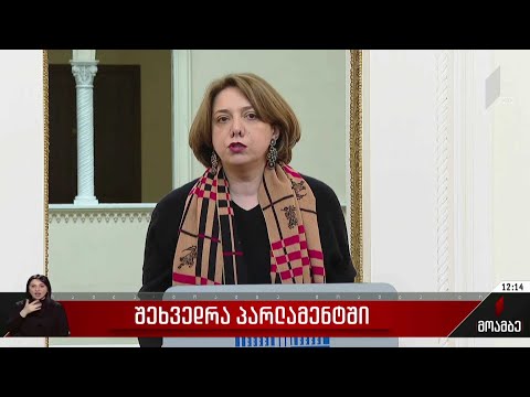 შეხვედრა პარლამენტში