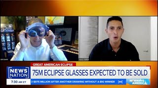 NewsNation: How to spot Real vs Fake Eclipse Glasses - American Paper Optics CEO EclipseGlasses.com