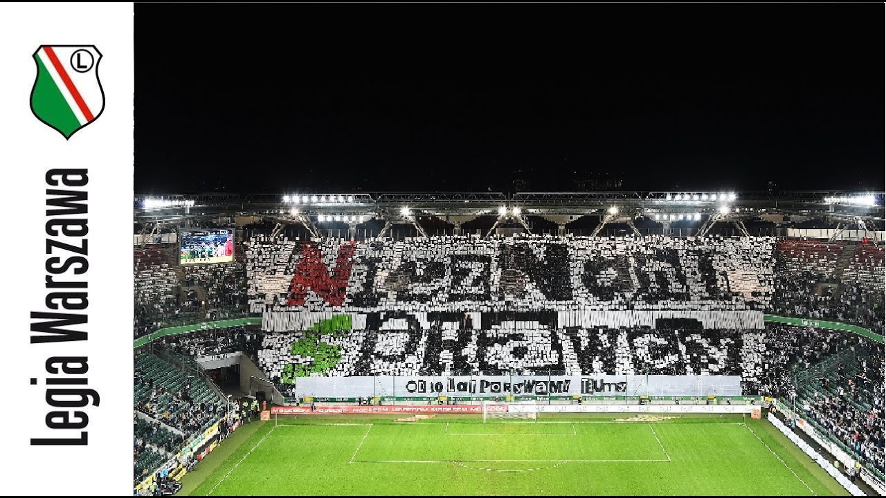 legian kriyamaha villa Nieznani Sprawcy - oprawa na wyjście piłkarzy