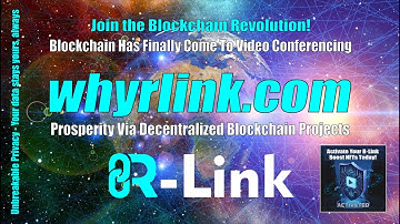 R-Link A dream platform for video conferencing & hosting virtual meetings 10-9-24 #rlink #blockchain