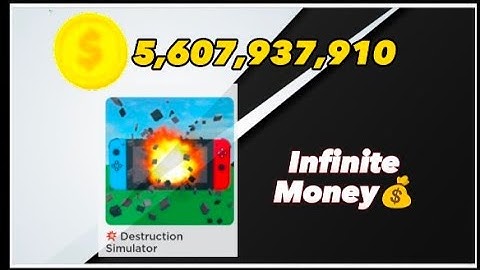 Unlimited Money Script for destruction simulator Roblox working 2023 💰🔥