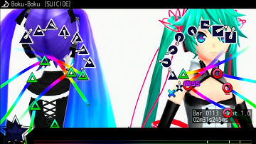 Project Diva F 2nd [ENG Edit] Boku-Boku [SUICIDE] (Showcase)