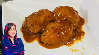 Srilankan Sweet and spicy MANGO CURRY | අඹ මාලුව | மாங்காய் கறி | Traditional recipes in English