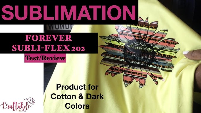 Sublimation Printing on a Dark & Cotton Shirts using Subli-Mate
