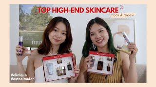 Unbox &amp; Review CÁC SẢN PHẨM SKINCARE HIGH-END (Estee Lauder, Clinique) - Có Đáng Mua? | Trang &amp; Tiên