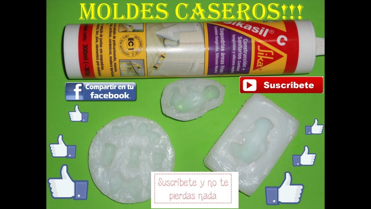 Como hacer moldes de silicona para resina