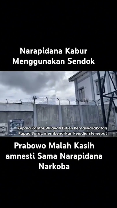 Narapidana Kabur Menggunakan Sendok #shorts #narapidana #news