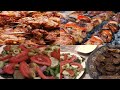 مشاوي على الفحم كمشاوي المطعم Grills on charcoal like grills in the restaurant