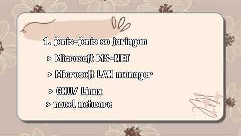 pertemuan #1 administrasi sistem jaringan
