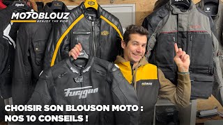 10 CONSEILS pour CHOISIR et acheter son BLOUSON ou sa VESTE MOTO !