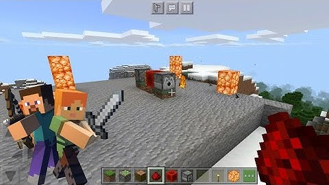 flaming arrow machine gun - minecraft tutorial (fast & easy )