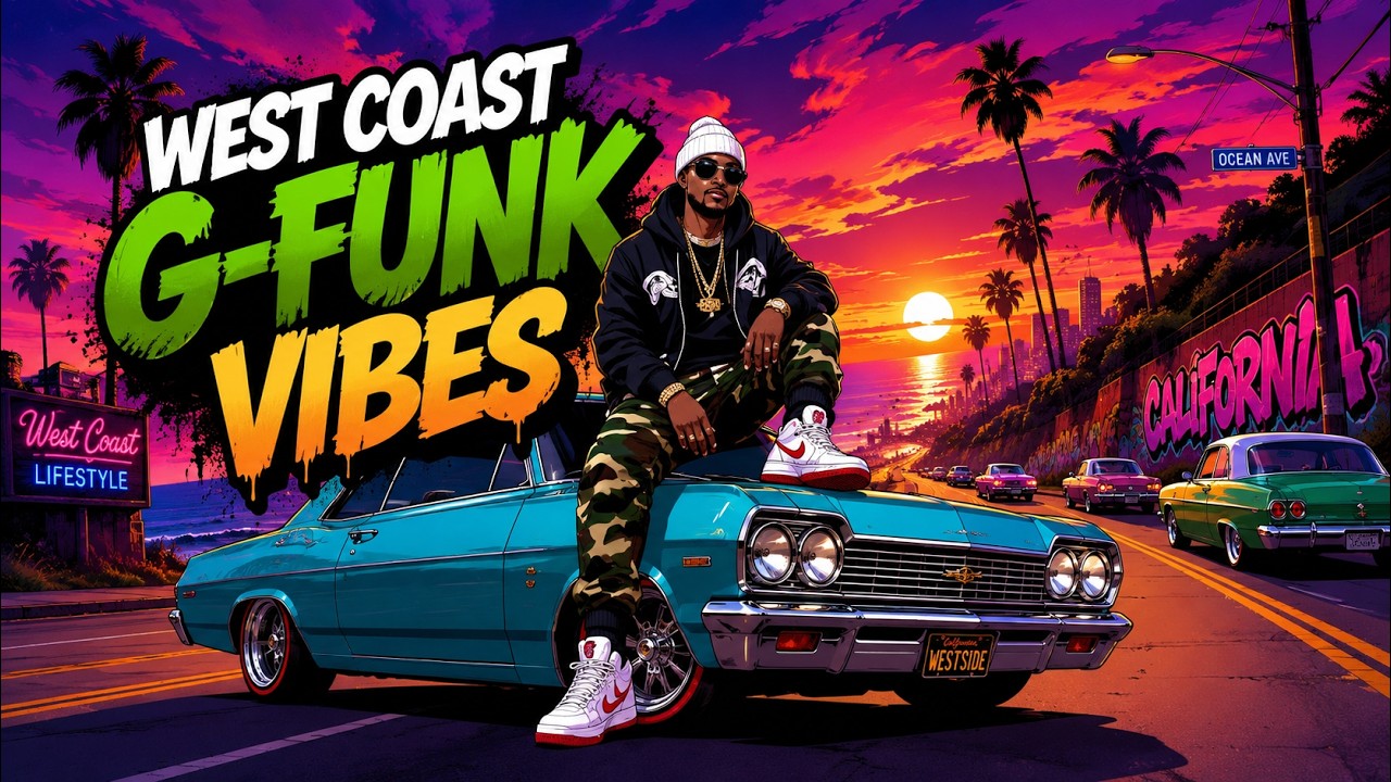 🚘 Golden State Cruisin' 🌅 Laid-Back G-Funk for Real West Coast