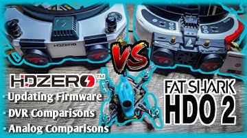 HDZero Goggles VS HDO2/Updating Firmware/DVR Comparisons #hdzero #fpv #drones