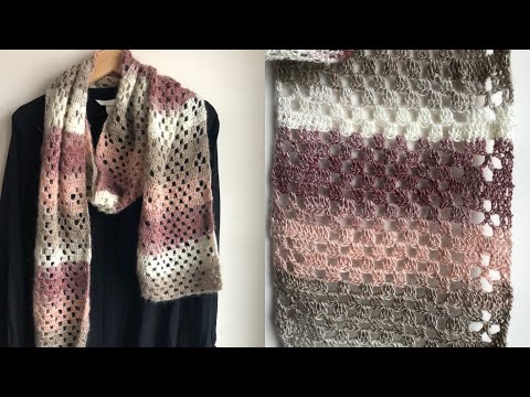 Vidéo: Comment Crocheter Une écharpe D'été