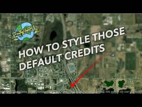 One Minute Map Hack: How to Style those Default Basemap Credits in ArcGIS Pro