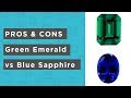 How to choose between a Blue Sapphire v. Green Emerald? Pros & Cons under 11 minutes.