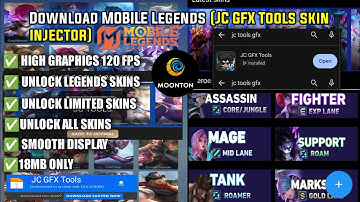 🔥 JC GFX Tools Skin Injector 2025 | Unlock All Skins in Mobile Legends (NO BAN)