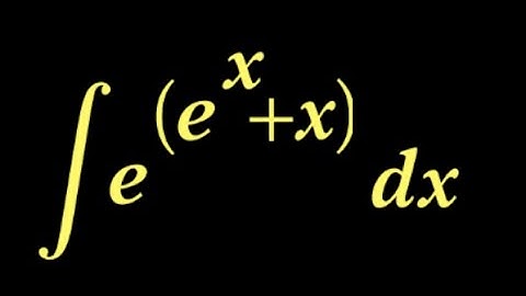 U-Substitution Integration 👍: ∫e^(e^x + x) dx Step-by-Step