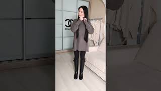 Look с жокейскими сапогами #hermes #женскаяобувь #сапоги #look #lookoftheday #styleblogger #стиль