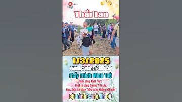 Thầy Thích Minh Tuệ  Khất Thực 1/3/2025. Phật tử cúng dường Thầy đóa hoa lan cực đẹp.#thichminhtue