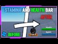 HOW TO MAKE STAMINA AND HEALTH BAR?   | Roblox Studio Tutorial 🛠️ | 1MinuteRobloxTutorial