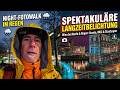 Wien bei Nacht &amp; Regen: Spektakuläre Langzeitbelichtung (Urania &amp; Staatsoper)