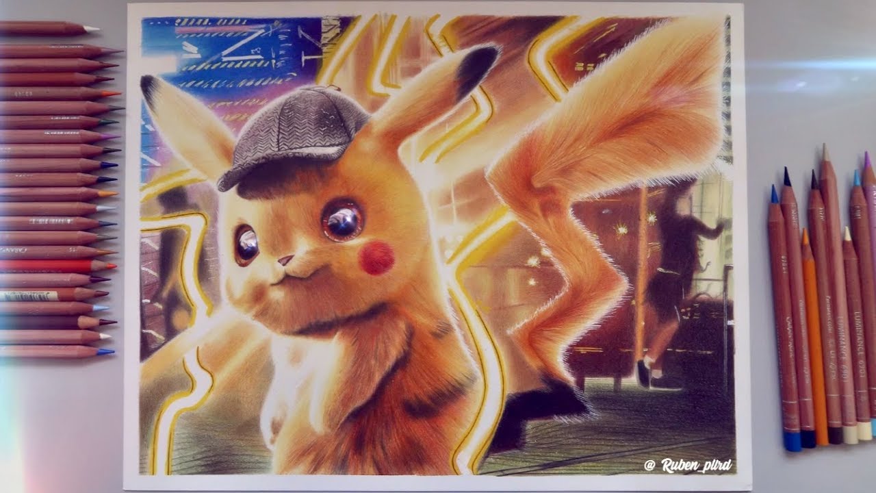 Drawing Pokémon Detective Pikachu Ruben Paillard Youtube