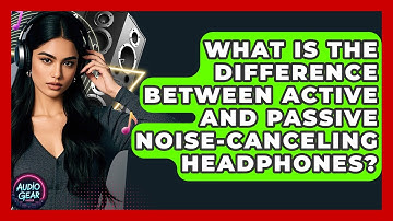 What Is the Difference Between Active and Passive Noise-Canceling Headphones? | Audio Gear Insider