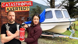 CATASTROPHE AVERTED?! Boat Prep At Our Cottage On The Isle of Skye - Scottish Highlands - Ep67