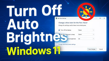 Automatische helderheid uitschakelen Windows 11 (2025) - Stap voor stap