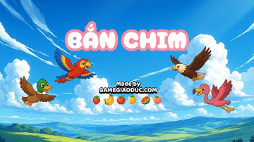 Bắn Chim  - Trò chơi dạy học trên Powerpoint│Game Powerpoint
