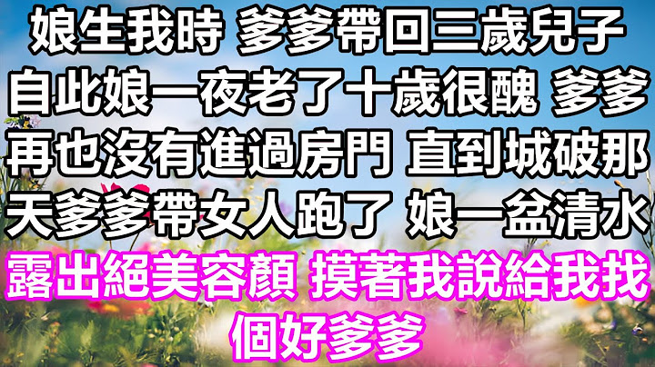 我出生时，父亲带回了一个三岁的男孩，从那以后，母亲似乎一下子老了十岁，显得特别疲惫，直到城市陷落的那天，父亲与另一名女性私奔，再也没有回来了。母亲用清水洗去疲惫，展现出她迷人的绝美容颜，轻轻抚摸我，…