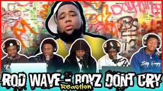 Rod Wave - Boyz Don’t Cry (Acoustic Video) | Reaction